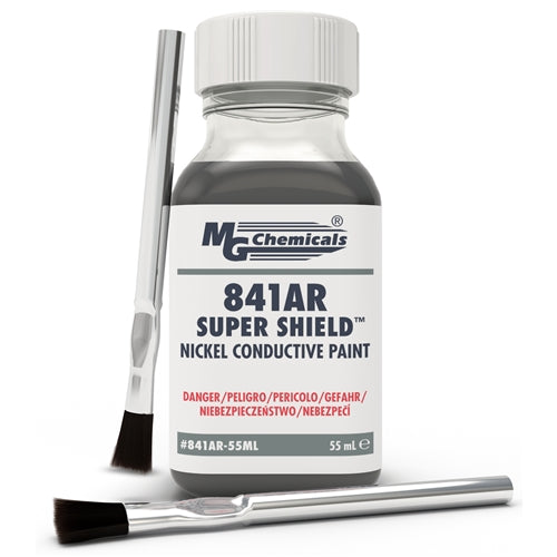 MG Chemicals 841AR-55ML Super Shield Nickel Conductive Coating, 55mL Jar
