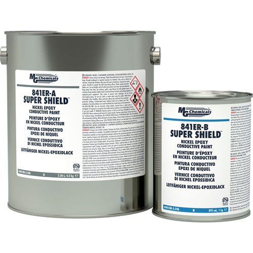 MG Chemicals 841ER-3.25L Nickel Conductive Epoxy Paint, 2-CAN Kit