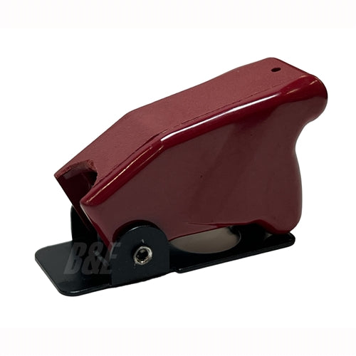 Safran 8497K1 Toggle Switch Guard, for Use with 2 Position Toggle Switches, Red