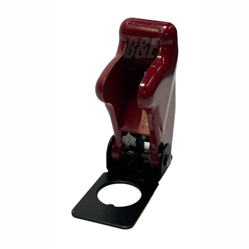 Safran 8497K1 Toggle Switch Guard, for Use with 2 Position Toggle Switches, Red