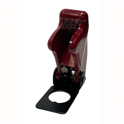 Safran 8497K1 Toggle Switch Guard, for Use with 2 Position Toggle Switches, Red