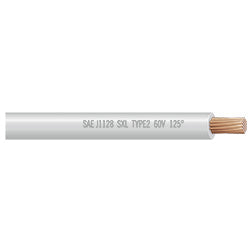 PICO 8518-6-C 18 Awgwhite SXL Cross-Linked Wire Wire, 100' Length
