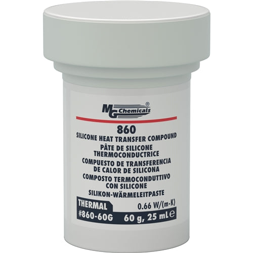 MG Chemicals 860-60G Silicone Heat Transfer Compound, 60g Jar