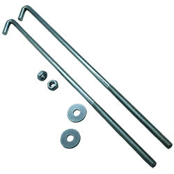 PICO 875-PR 12" x 5/16" J Style Battery Hold Down Bolt with Washers & Nuts, 2-Piece