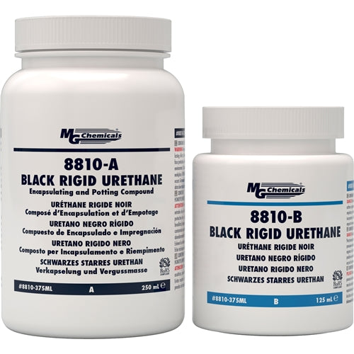 MG Chemicals 8810-375ML Black Rigid Polyurethane Potting Compound