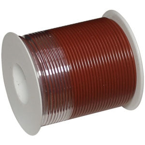 PICO 8824-2-C 24AWG Brown Primary / Hook Up Wire, Tinned Copper, 300V 90C PVC Insulation, UL1007 100ft Roll