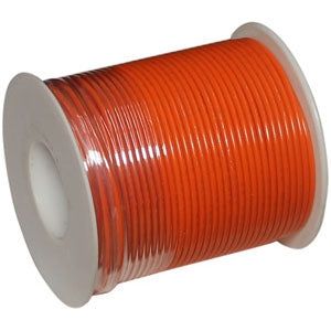 PICO 8826-4-26 26AWG Orange Primary / Hook Up Wire, Tinned Copper, 300V 90C PVC Insulation, UL1007 100ft Roll