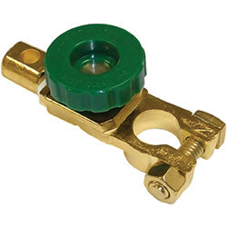 PICO 887-11 1/4" Stud Negative Brass Battery Disconnect, 1-Piece