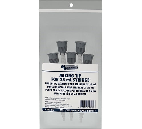 MG Chemicals 8MT-25 Mixing-Tips (5 Pack) for 25mL Cartridge Systems