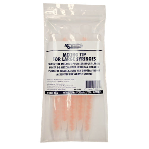 MG Chemicals 8MT-450 Mixing Tips (5 Pack) for Large Syringes (832C-450ML & 832HD-400ML)