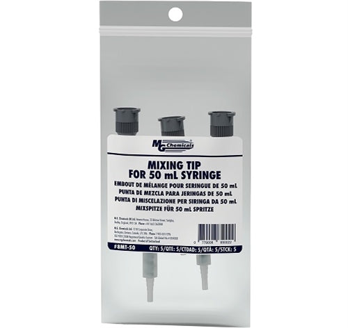 MG Chemicals 8MT-50 Mixing Tip for 50mL Syringe (5 Pack)