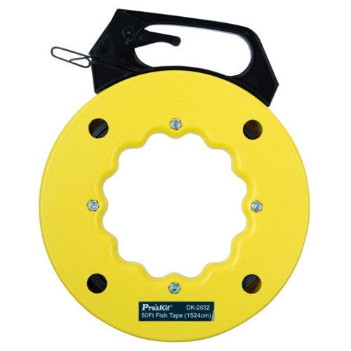 Proskit 900-147 Enclosed Steel Fish Tape 1/8" Wide, 50' Length