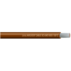 PICO 9014-2-26 14 AWG Brown Boat Cable Wire, 100' Length