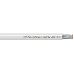 PICO 9014-6-26 14 AWG White Boat Cable Wire, 100' Length
