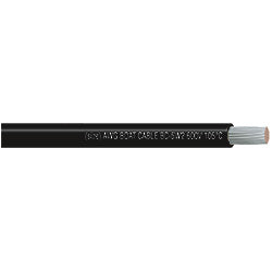 PICO 9016-0-28 16 AWG Black Boat Cable Wire, 500' Length
