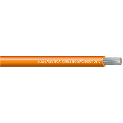 PICO 9016-4-26 16 AWG Orange Boat Cable Wire, 100' Length
