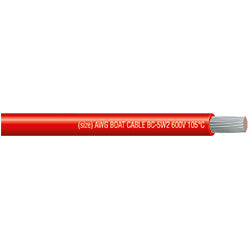 PICO 9016-5-28 16 AWG Red Boat Cable Wire, 500' Length