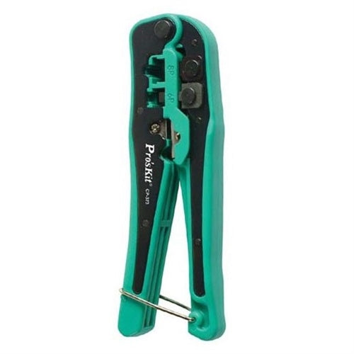 Proskit 902-086 Modular Plug Crimper with Wire Stripper, RJ11/RJ12/RJ22/RJ45