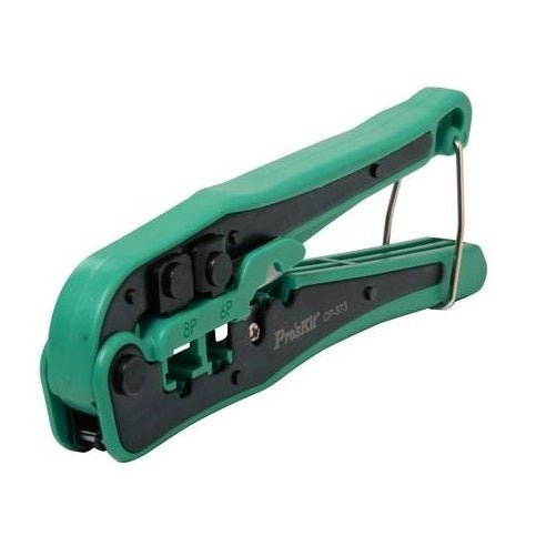 Proskit 902-086 Modular Plug Crimper with Wire Stripper, RJ11/RJ12/RJ22/RJ45