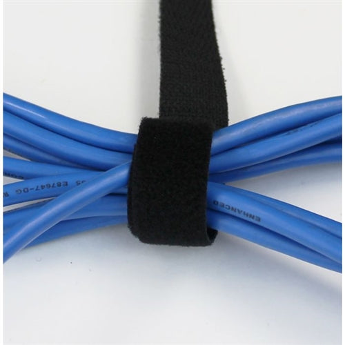 Eclipse 902-305 Hook & Loop Cable Tie Material, 3/4" Wide 50' Long (Double Sided Velcro)
