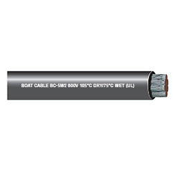 PICO 9041-0-24 4/0 AWG Black Boat Cable Wire, 25' Length
