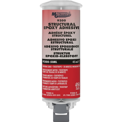 MG Chemicals 9200-50ML Structural Epoxy Adhesive, 50mL Dual Cartridge