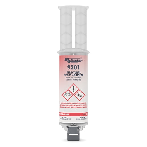 MG Chemicals 9201-25ML Epoxy Structural Adhesive for Electronics, Dual Syringe