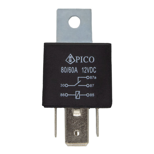 PICO 921-35 12V DC 80/60 Amp SPDT Large Blade Relay Without Resistor/Diode, 25-Piece