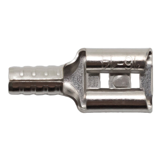 PICO 9255-15 16-14 AWG Non-Insulated High-Temperature Female Quick Connectors, 50-Piece
