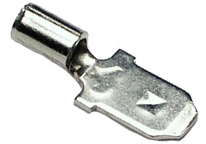 PICO 9256-CS Non-Insulated 16-14AWG .250" Male High Temperature Quick Connector, 100/Pack