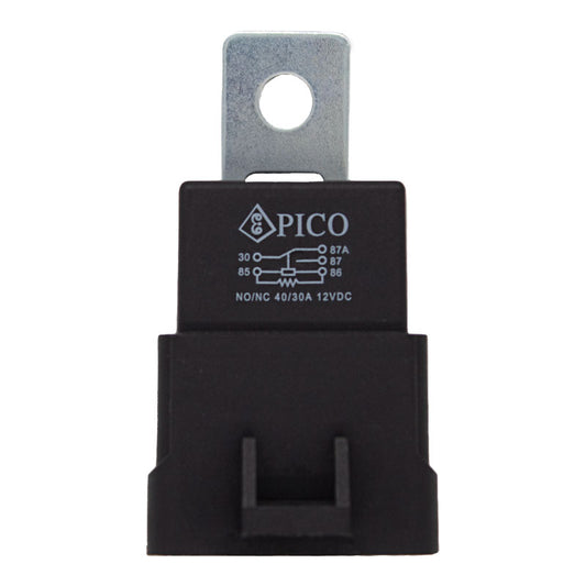 PICO 927-11 12V DC 40/30 Amp SPDT Weather Resistant Sealed with Resistor Relay, 1-Piece