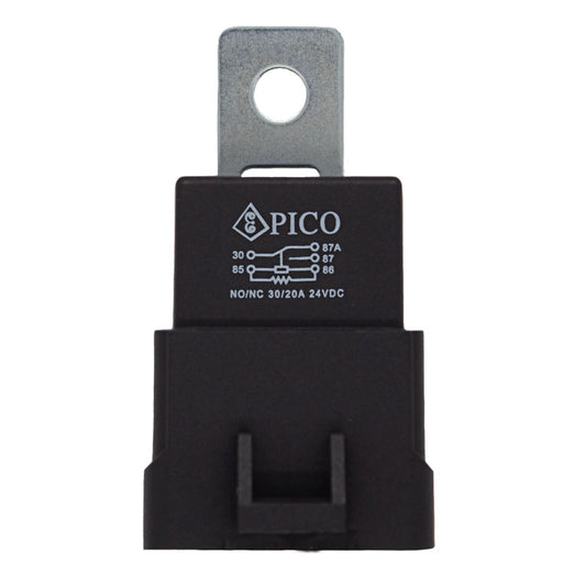 PICO 929-11 24V DC 30/20 Amp SPDT Weather Resistant Sealed with Resistor Relay, 1-Piece