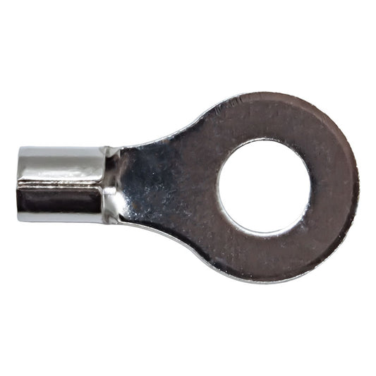 PICO 9306-CS 12-10 AWG 1/4" Non-Insulated High-Temperature Ring Connectors, 1000-Piece