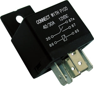 PICO 932-11 Automotive Relay 12VDC 40/30A (NO/NC) SPDT, Without Resistor, Plastic Bracket, Alt to Tyco 1432791-1