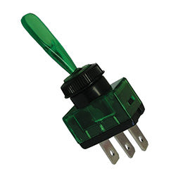 PICO 9405-3-11 16 Amp 12V On-Off Illuminated Toggle Switch - Green, 1-Piece