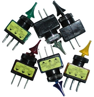 PICO 9408-91 Duckbill Toggle Switch Assortment, Various Colors, QC Terminals
