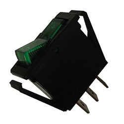 PICO 9413-3-11 20 Amp 12V On-Off Slim Illuminated Rocker Switch - Green, 1-Piece