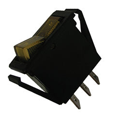 PICO 9413-7-11 20 Amp 12V On-Off Slim Illuminated Rocker Switch - Amber, 1-Piece