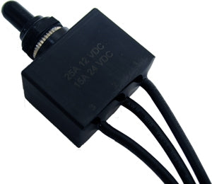 PICO 9467-11 Weather Resistant Sealed Toggle Switch SPDT On-Off-On, 25A@12VDC / 15A@24VDC **Rated for 12/24V Only**