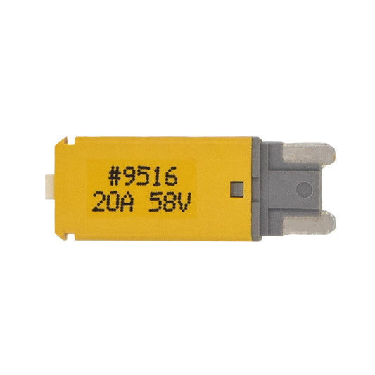 PICO 9516-11 20 Amp Type III Circuit Breaker Low-Profile Fuse Footprint, 1-Piece