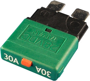 PICO 9528-11 Circuit Breaker / Fuse 30 Amp 12VDC TYPE3 ATC/ATO, Manual Reset ** Maximum 28VDC **