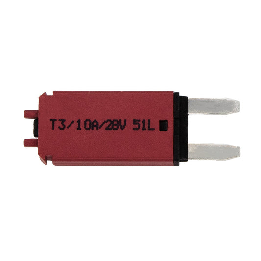 PICO 9640-11 10 Amp Type III Circuit Breaker Mini Profile Fuse Footprint, 1-Piece