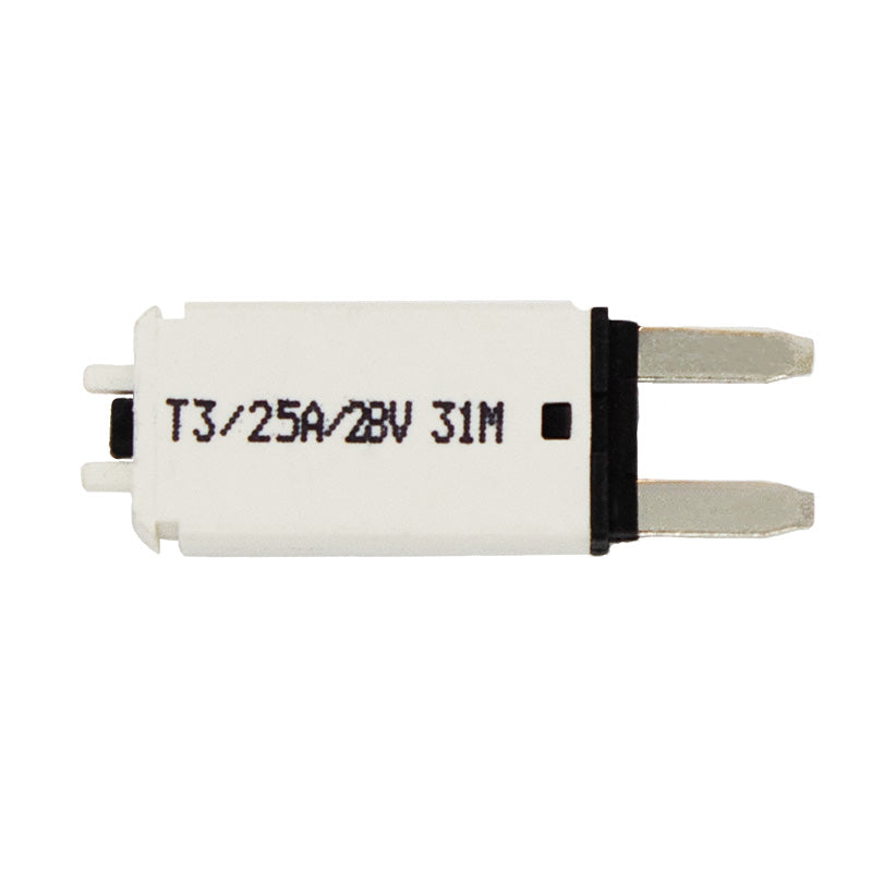 PICO 9643-11 25 Amp Type III Circuit Breaker Mini Profile Fuse Footprint, 1-Piece