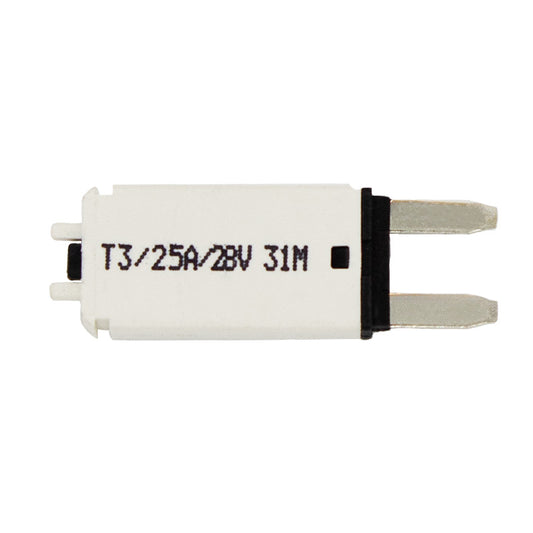 PICO 9643-11 25 Amp Type III Circuit Breaker Mini Profile Fuse Footprint, 1-Piece