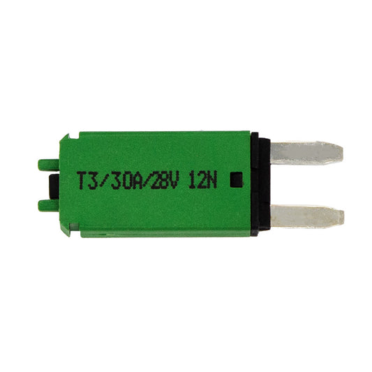 PICO 9644-11 30 Amp Type III Circuit Breaker Mini Profile Fuse Footprint, 1-Piece