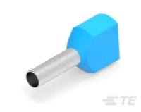 AMP TE 966144-8 Blue Dual Wire Ferrule, 2 x 2.5mm (2 x 13AWG) 100/Pack