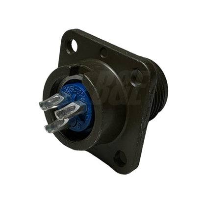 Amphenol 97-3102A-10SL-3P 3 Pin Insert Box Mount Receptacle