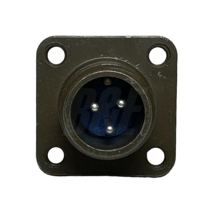 Amphenol 97-3102A-10SL-3P 3 Pin Insert Box Mount Receptacle