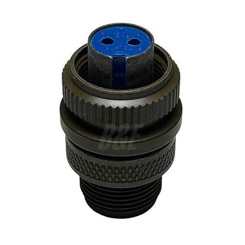 Amphenol 97-3106A-10SL-4S 2 Contact Female Insert Straight Plug Connector