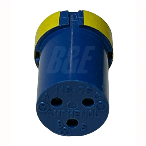 Amphenol 97-14S-7S 3 Contact Female Insert